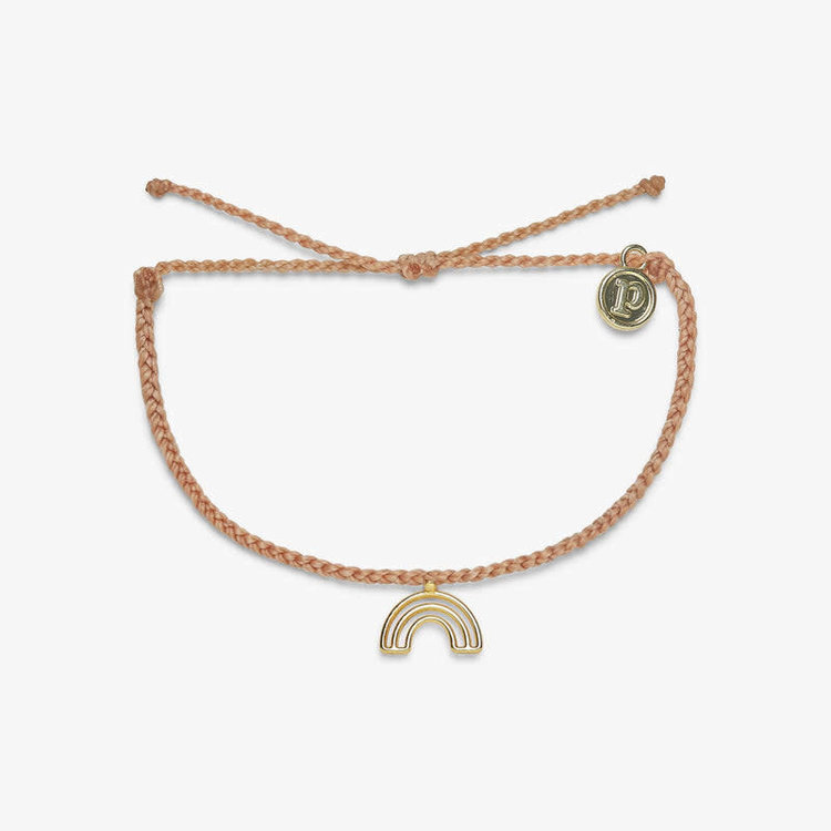 Pura Vida Pura Vida Chasing Rainbows Gold Charm Bracelet | Almond