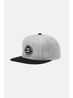 Brixton Brixton Oath Iii Snapback (Mens) | Light Heather Grey/Black