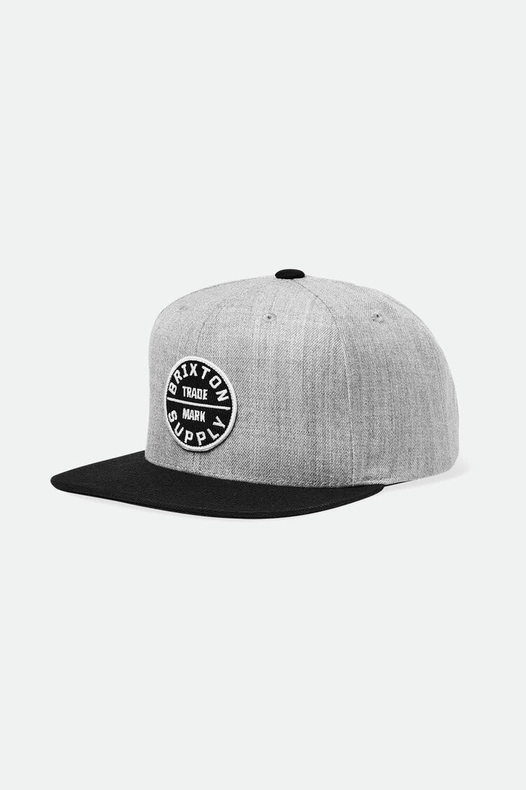 Brixton Brixton Oath Iii Snapback (Mens) | Light Heather Grey/Black