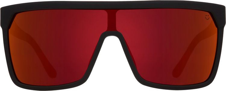 Spy Spy Flynn Soft Matte Black/Red Fade | Happy Gray Green Red Light Mirror