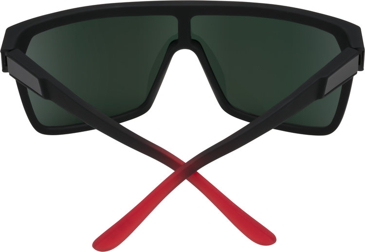 Spy Spy Flynn Soft Matte Black/Red Fade | Happy Gray Green Red Light Mirror