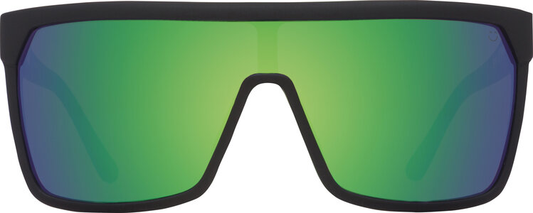 Spy Spy Flynn Matte Black | Happy Bronze With Green Spectra Mirror