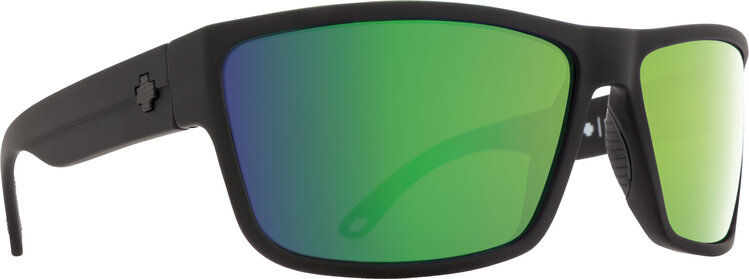 Spy Spy Rocky Soft Matte Black | Happy Bronze Polar w/ Green Spectra Mirror