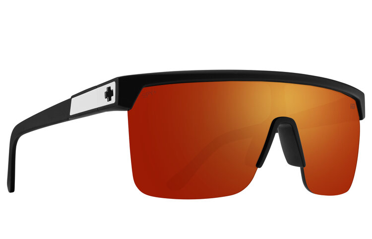 Spy Spy Flynn 5050 Matte Black | Happy Boost Polar Orange Mirror