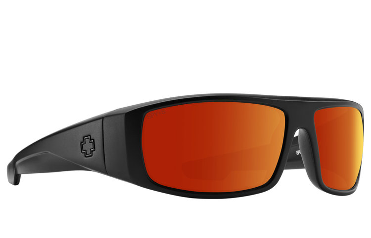 Spy Spy Logan Ansi Rx Matte Black | Happy Boost Polar Orange Mirror