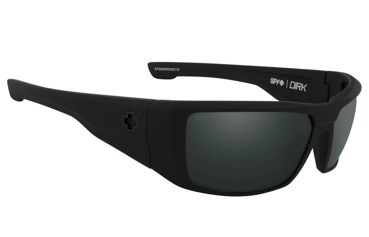 Spy Spy Dirk Soft Matte Black | Happy Boost Polar Black Mirror