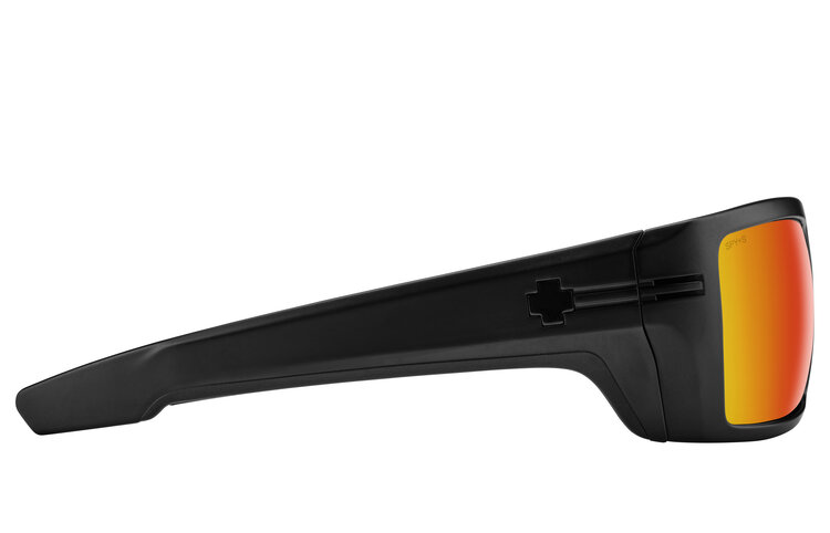 Spy Spy Rebar Ansi Matte Black | Happy Bronze Red Spectra Mirror