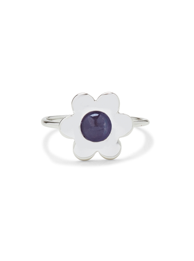 Pura Vida Pura Vida Mood Flower Ring | Silver