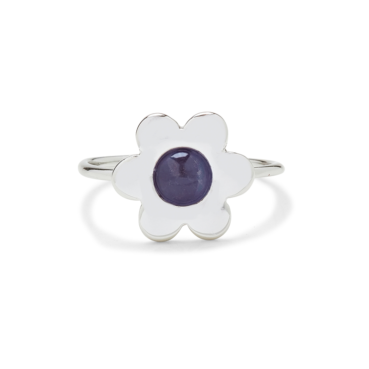 Pura Vida Pura Vida Mood Flower Ring | Silver