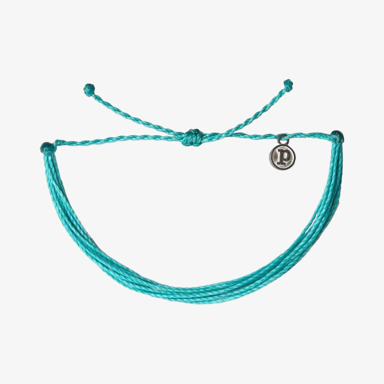 Pura Vida Pura Vida Original Bright Solid Bracelet | Pacific Blue