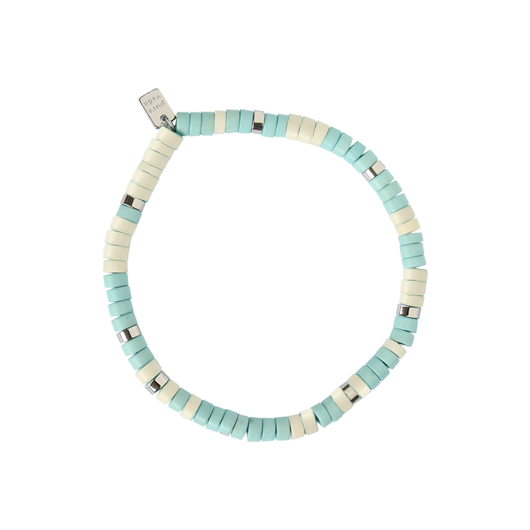 Pura Vida Pura Vida Sealife Stretch Bracelet | Silver