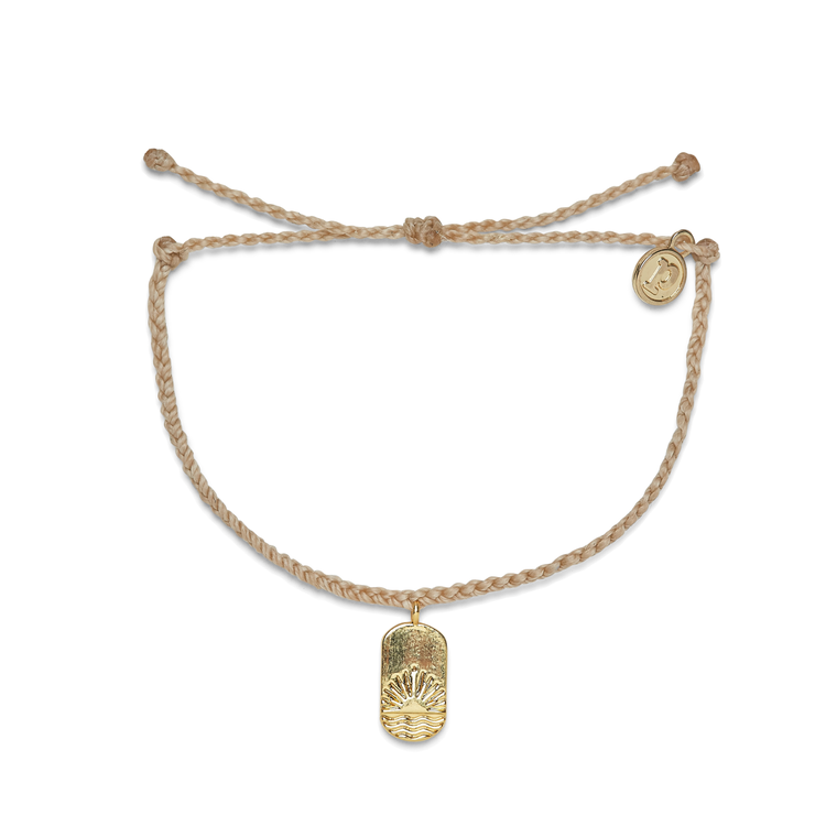 Pura Vida Pura Vida Sundown Gold Charm Bracelet | Sand