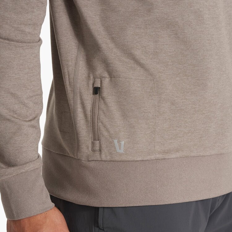 Vuori Vuori Ponto Performance Crew (Mens) | Walnut Heather