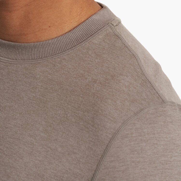 Vuori Vuori Ponto Performance Crew (Mens) | Walnut Heather