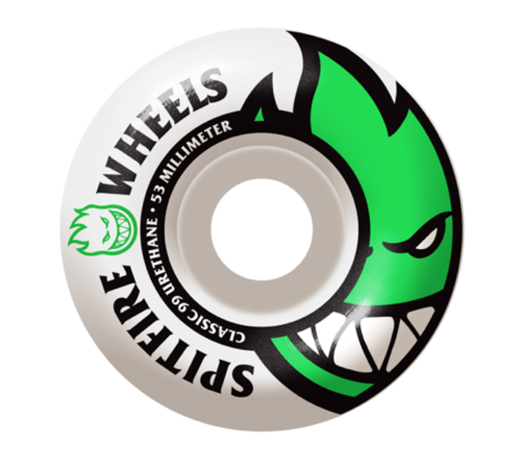 Spitfire Spitfire 99D Bighead Wheels | White/Green