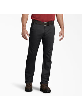 Dickies Dickies Mens Regular Fit Straight Leg Duck Carpenter Pants | Stonewashed Black