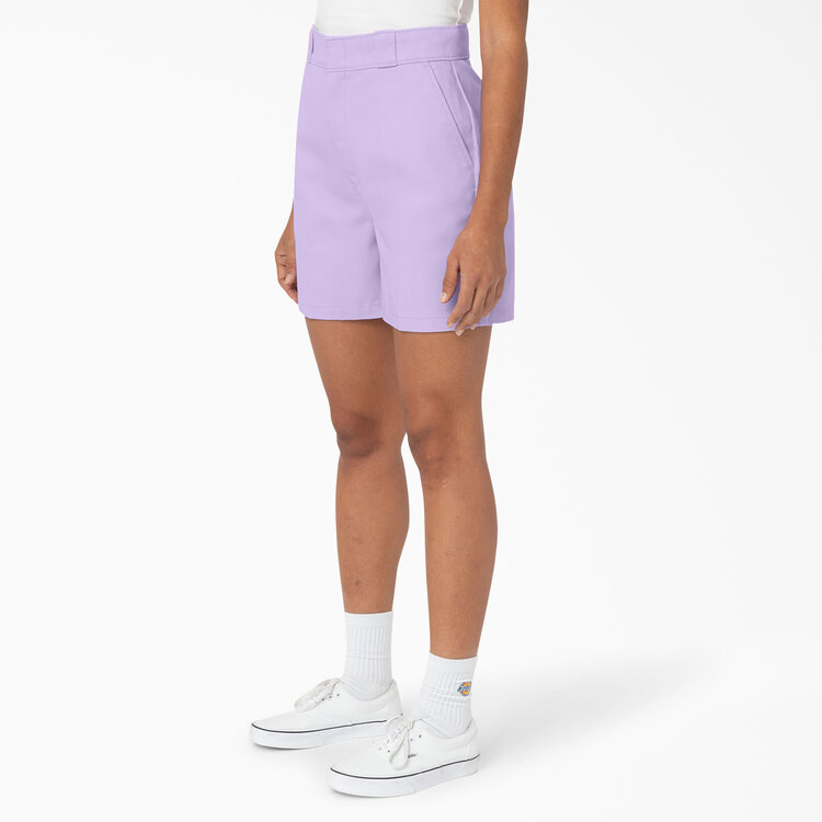 Dickies Dickies Womens Twill Pheonix Shorts | Purple Rose