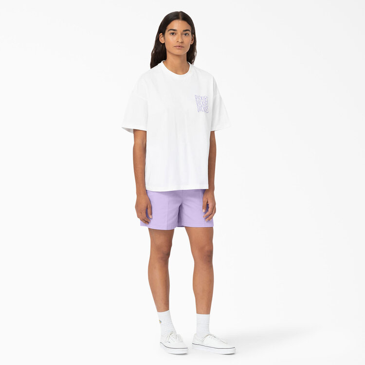 Dickies Dickies Womens Twill Pheonix Shorts | Purple Rose