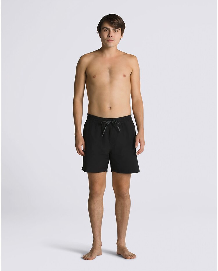 Vans Vans Mens Primary Solid Elastic Boardshort | Black