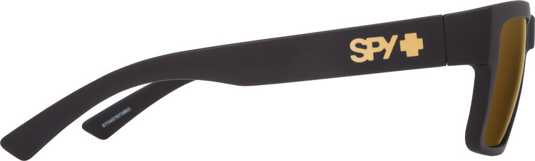 Spy Spy Montana Soft Matte Black | Happy Bronze w/ Gold Spectra Mirror