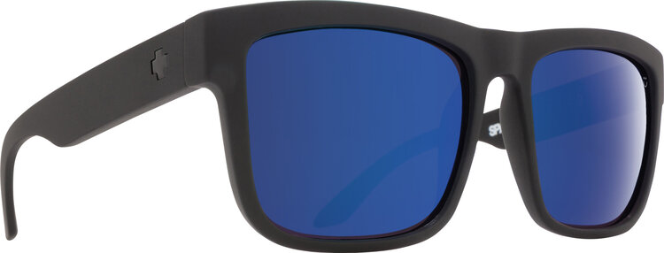 Spy Spy Discord Matte Black | Happy Bronze Polarized Blue Mirror