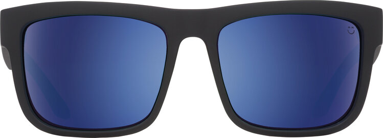 Spy Spy Discord Matte Black | Happy Bronze Polarized Blue Mirror