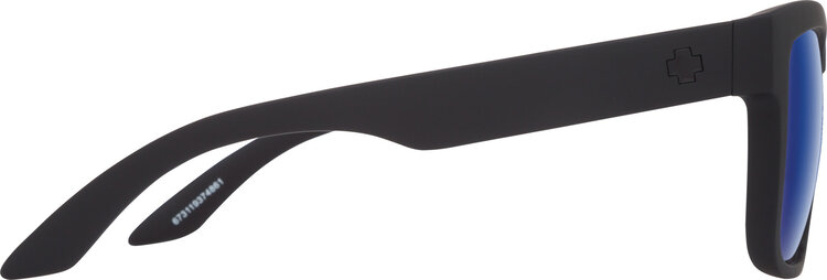 Spy Spy Discord Matte Black | Happy Bronze Polarized Blue Mirror