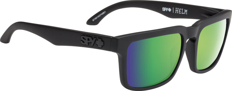 Spy Spy Helm Matte Black | Happy Bronze Polar w/ Green Spectra Mirror