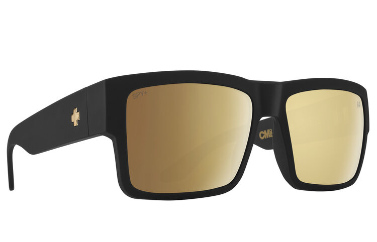 Spy Spy Cyrus Club Midnite Soft Matte Black | Happy Bronze Gold Spectra Mirror