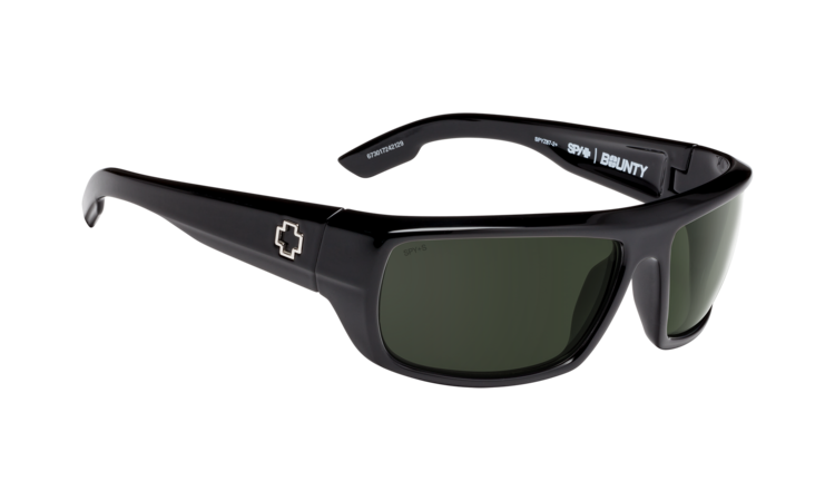 Spy Spy Bounty Black | Ansi Rx Hd Plus Gray Green