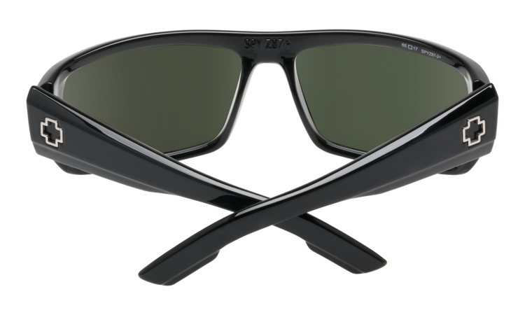 Spy Spy Bounty Black | Ansi Rx Hd Plus Gray Green