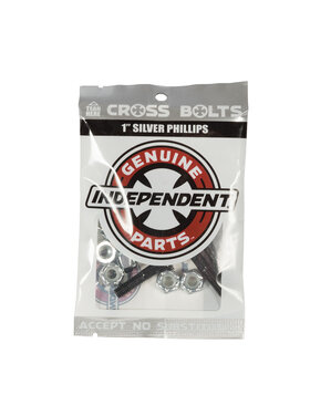 Independent Indy Phillips Hardware 1In | Black/Silver