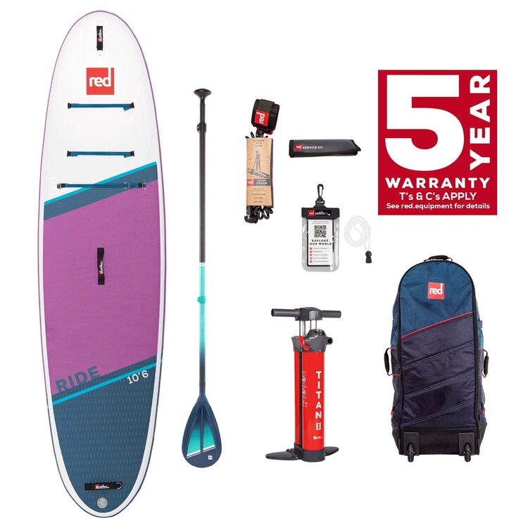 Red Paddle Red Paddle | 10'6 Ride | Cruise Tough Purple Package | 2022