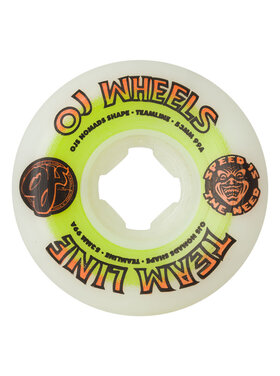 OJ's Ojs Wheels Team Line Original Nomads 99A 53mm | White/Green/Orange