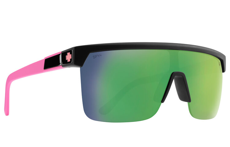 Spy Spy Flynn 5050 Matte Black Matte Pink | Happy Gray Green Light Green Mirror