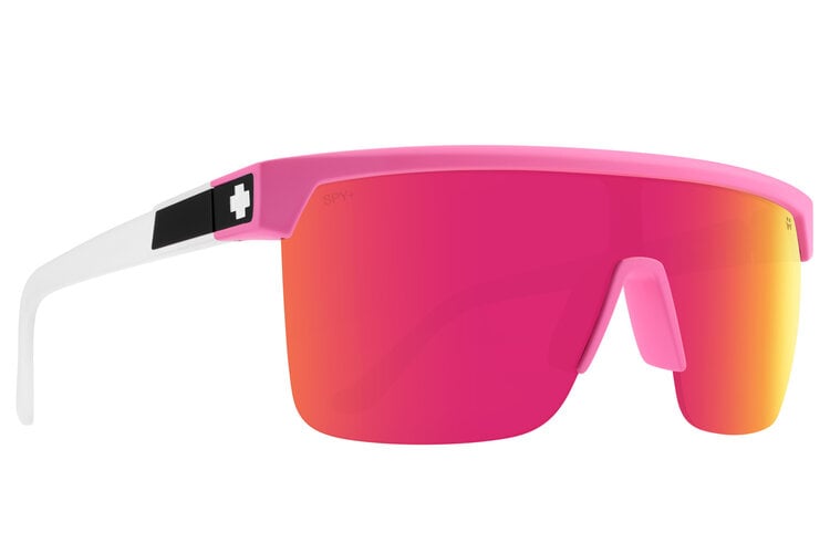 Spy Spy Flynn 5050 Matte Pink Matte Translucent White | Happy Bronze Pink Mirror