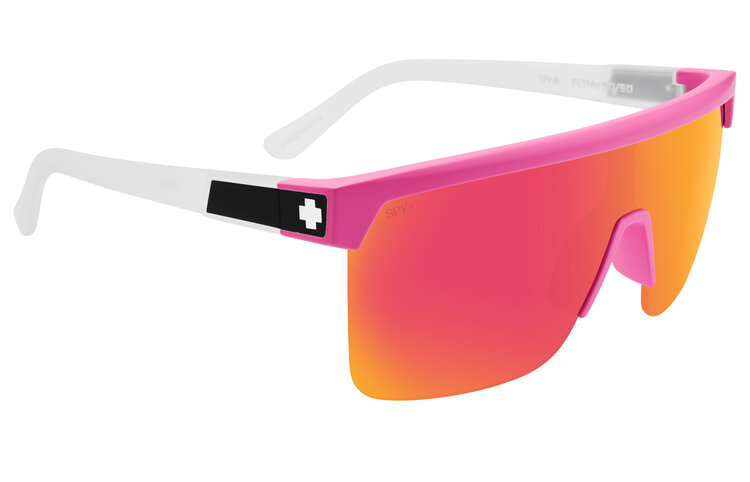 Spy Spy Flynn 5050 Matte Pink Matte Translucent White | Happy Bronze Pink Mirror