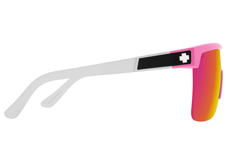 Spy Spy Flynn 5050 Matte Pink Matte Translucent White | Happy Bronze Pink Mirror