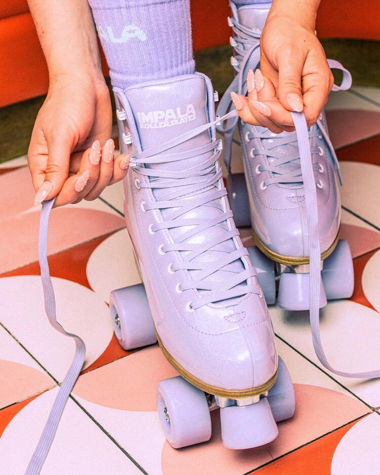 Impala Impala Quad Skate | Lilac Glitter