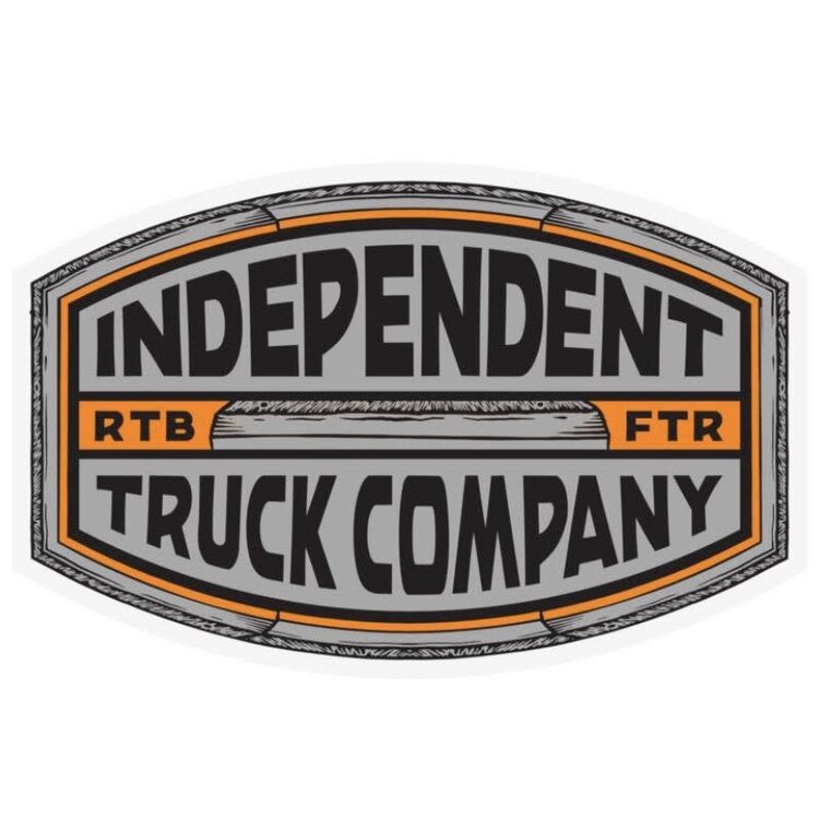 Independent Indy Itc Curb Stickers | Grey/Orange