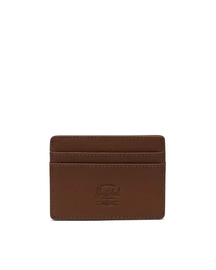 Herschel Herschel Charlie Cardholder Vegan Leather | Saddle Brown