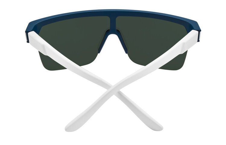Spy Spy Flynn 5050 Matte Blue Matte White | Happy Gray Green Blue Mirror