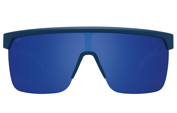 Spy Spy Flynn 5050 Matte Blue Matte White | Happy Gray Green Blue Mirror