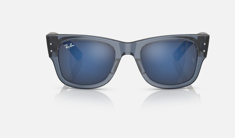 Ray Ban Ray Ban Mega Wayfarer Transparent Dark Blue | 6638O4
