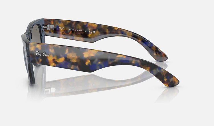 Ray Ban Ray Ban Mega Wayfarer Transparent Dark Blue | 6638O4