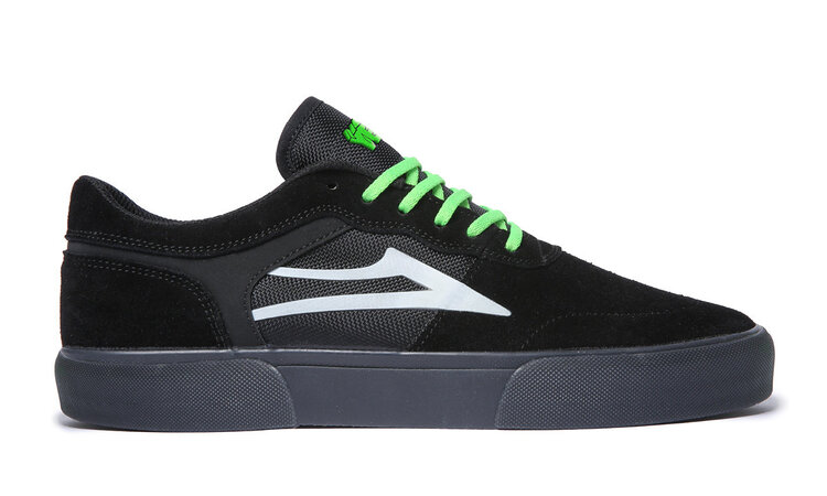 Lakai Lakai  Staple (Mens) | Black/Uv Green Suede