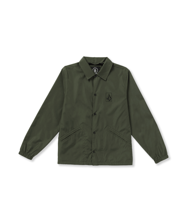 Volcom Volcom Mens Skate Vitals Coaches Jacket | Squadron Green