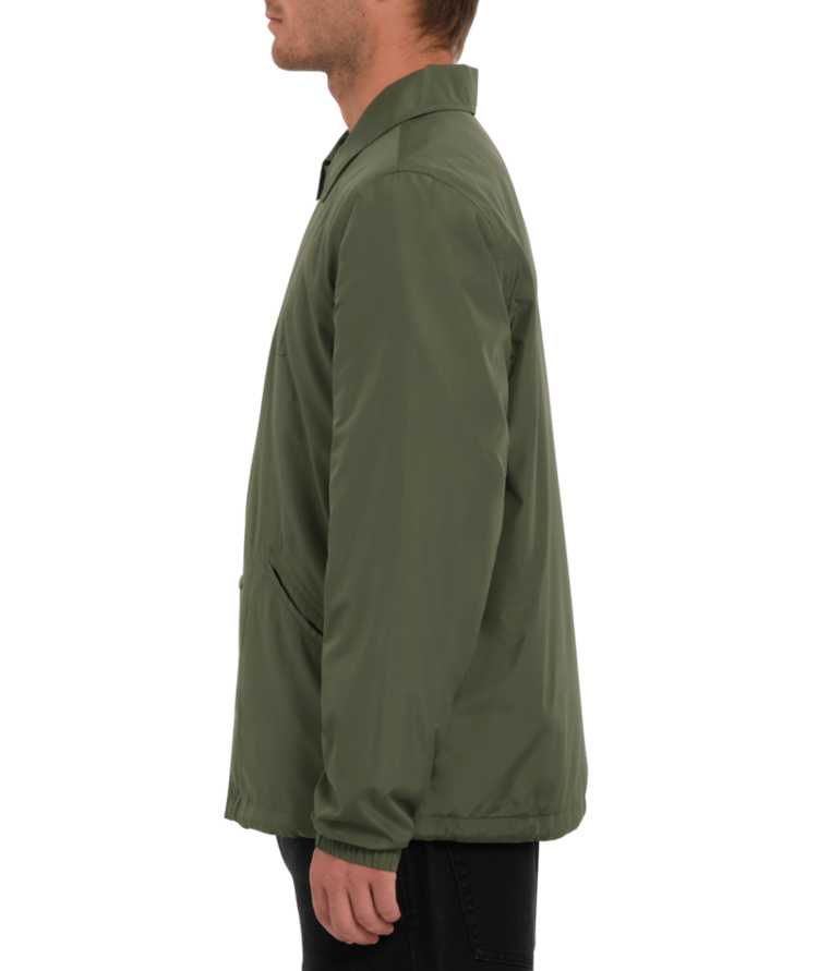 Volcom Volcom Mens Skate Vitals Coaches Jacket | Squadron Green