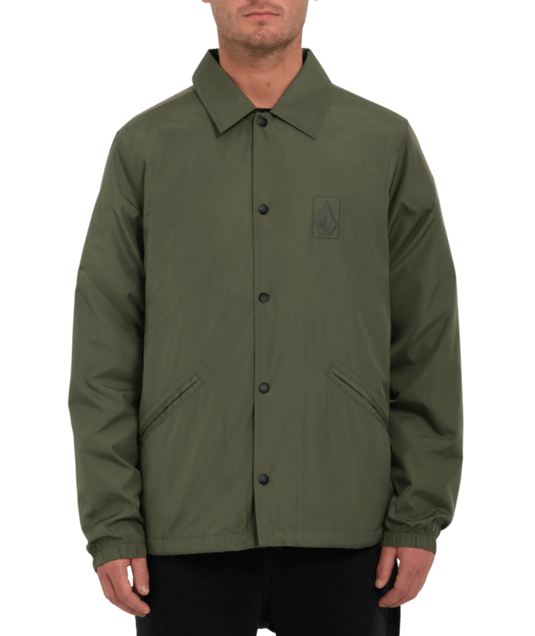Volcom Volcom Mens Skate Vitals Coaches Jacket | Squadron Green