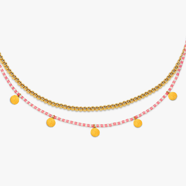 Pura Vida Pura Vida Cabana Necklace Set | Gold